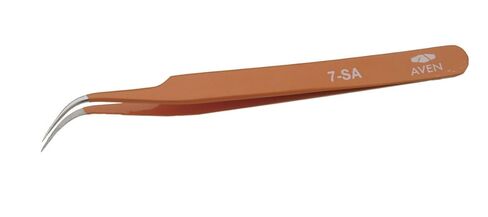 Aven 18072EZ E-Z Pik Style 7 Precision Tweezer, Stainless Steel, 4-1/2" Length in Kuwait
