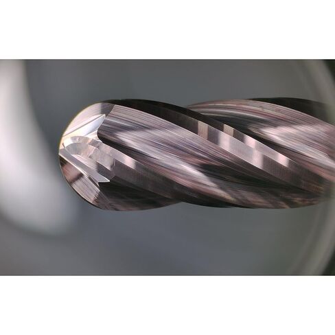 Tools Carbide Ball End Mill Bits, 4 Flutes TISIN Coating, Cutting for Alloy Steel, Hardened Steel Stainless Steel, 1/4" Shank,(1/4-2.5" 2pcs) in Kuwait