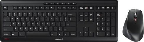 CHERRY Stream Desktop Comfort | Wireless Keyboard and Mouse Set | Ergonomic and Whisper Quiet in Kuwait