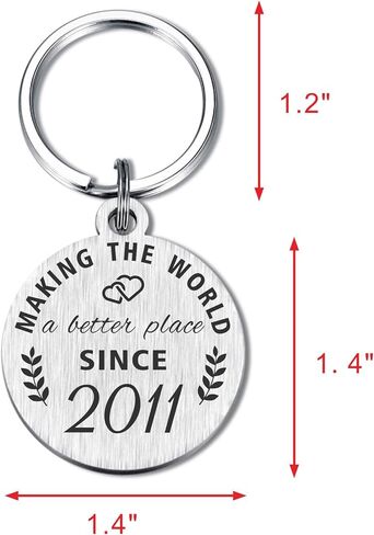 ABNTY 15th Birthday Gifts for Girls Boys, 15 Year Old Birthday Keychain, Born in 2009 Gifts, 2009 Birthday Decorations in Kuwait