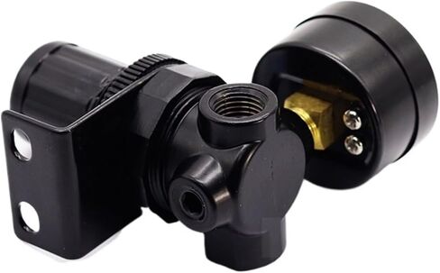 1Pcs NAR2000 Pneumatic Pipeline Air Pressure Regulator Reducing Regulating Valve with Gague in Saudi Arabia