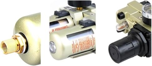 AC1010-M5 دليل استنزاف هوائي منظم ضغط الهواء التشحيم الرطوبة فخ نظافة فاصل الزيت والماء in Kuwait