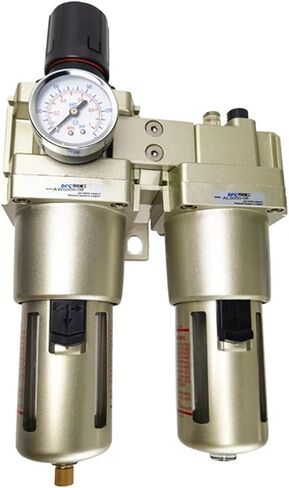 1 قطعة AC5010-06 3/4 "وحدة FRL الهوائية منظم فلتر الهواء وداهن نوع الصرف اليدوي in Saudi Arabia