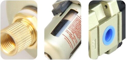 AF3000-02/03 Pneumatic Air Filter Compressor Pressure Regulator 1/4' 3/8' PT Type Auto Drain Treatment(Manual drain,AF3000-02) in Saudi Arabia