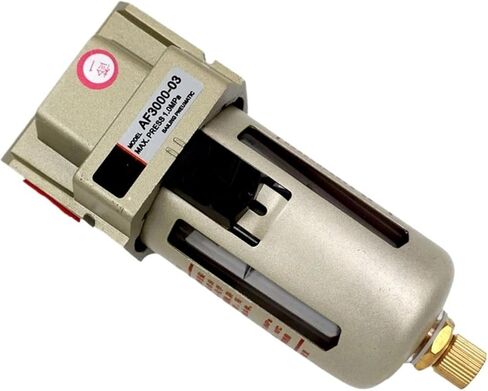 AF3000-02/03 Pneumatic Air Filter Compressor Pressure Regulator 1/4' 3/8' PT Type Auto Drain Treatment(Manual drain,AF3000-02) in Saudi Arabia