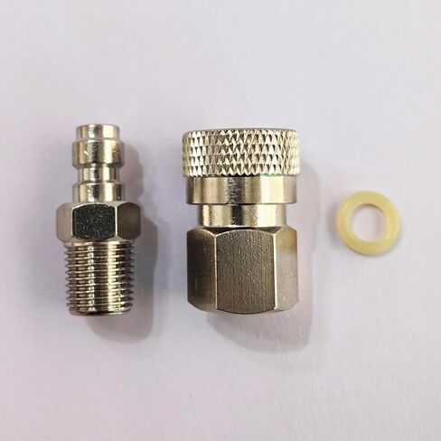 1/8NPT 8 مللي متر ذكر ملء الحلمة التوصيل والإناث قطع الاتصال السريع محول مجموعة ل الألوان PCP Airsoft الغوص عن بعد خرطوم خط in Kuwait