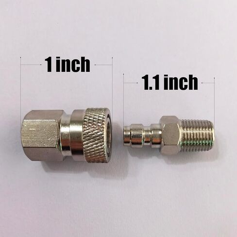 1/8NPT 8 مللي متر ذكر ملء الحلمة التوصيل والإناث قطع الاتصال السريع محول مجموعة ل الألوان PCP Airsoft الغوص عن بعد خرطوم خط in Kuwait