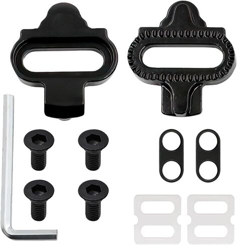 SPD Bike Cleats Compatible with Shimano SM-SH51 SM-SH56 SPD-SL SH10 SH11 SH12 Cleats for Spining Peloton Indoor Cycling Clips & Mountain MTB Bike Shoes Bicycle Cleat Clips Set in Saudi Arabia