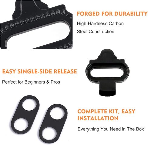 SPD Bike Cleats Compatible with Shimano SM-SH51 SM-SH56 SPD-SL SH10 SH11 SH12 Cleats for Spining Peloton Indoor Cycling Clips & Mountain MTB Bike Shoes Bicycle Cleat Clips Set in Saudi Arabia