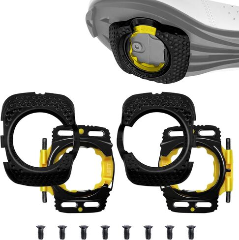 1 Pair of Quick Release Bicycle Shoe Studs, self-Locking Pedals, Anti Slip Studs, Suitable for Wahoo, speedplay Zero Cleats in Kuwait