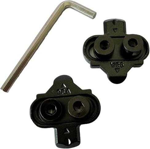 KESCOO Bike Cleats, Compatible with Shimano SPD SM-SH51&Look X-Track Pedals, for Indoor Cycling Spin Class Outdoor Mountain Bicycle Road Biking Clips Set in Kuwait