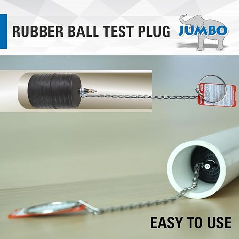Jumbo Rubber Ball Inflatable Test Plug Size 1-1/4'' & 1-1/2'' in Saudi Arabia