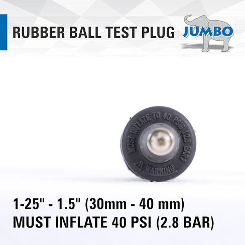 Jumbo Rubber Ball Inflatable Test Plug Size 1-1/4'' & 1-1/2'' in Saudi Arabia