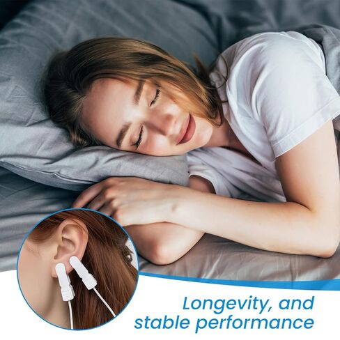 4 Pcs Ear Clip Electrode Lead Wires, 2.0mm Pin Snap Connection Compatible with Most TENS EMS Units in Kuwait