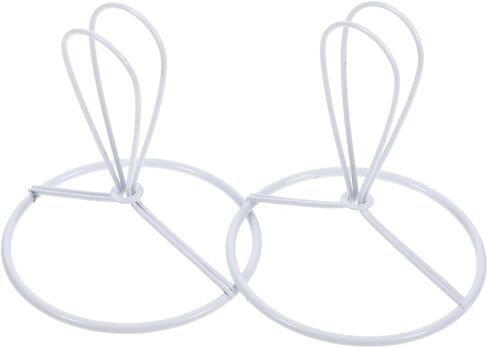 Cone-Shaped Lampshade Frame with Bulb Clips 3.5 Inch Metal Lamp Shade Ring for Diy Lighting Accessories and Crystal Chandeliers in Saudi Arabia