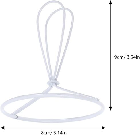Cone-Shaped Lampshade Frame with Bulb Clips 3.5 Inch Metal Lamp Shade Ring for Diy Lighting Accessories and Crystal Chandeliers in Saudi Arabia