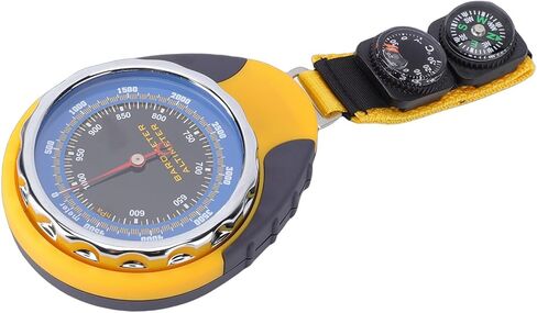 Focket Digital Altimeter, 4 in 1 Portable Outdoor Instrument with Barometer Thermometer Air Pressure Meter for Hiking Mountaineering in Saudi Arabia