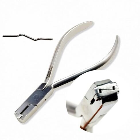 Dental Ortho Z Bent Bending Pliers,Z-Bend Forming plier Dental Wire Bending Forceps (1 piece Z Bent Regular A) in Kuwait