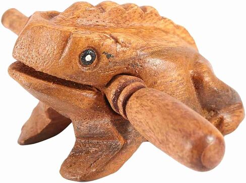 en Lucky Frog Croaking Musical Instrument, Thailand Traditional Craft, for Home Office Decor(No.1 5.8CM) in Saudi Arabia