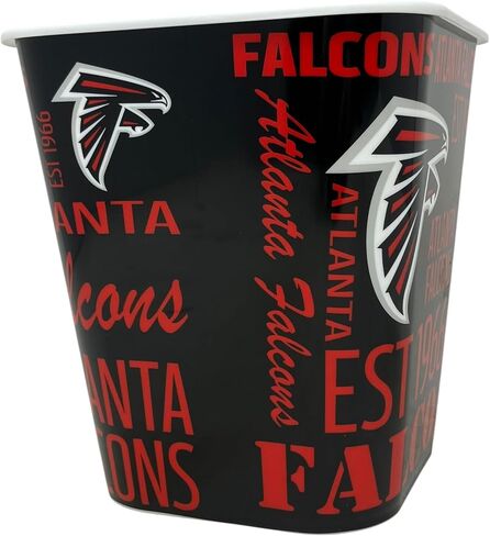 دلو الوجبات الخفيفة من NFL Atlanta Falcons، 3 لتر، ألوان الفريق in Saudi Arabia