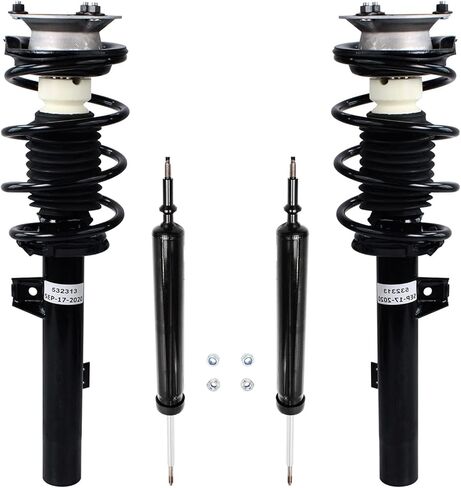 Detroit Axle - 3.6L Front Struts Rear Shocks for 2015 2016 2017 Chrylser 200, 2 Complete Struts with Coil Spring Assembly 2 Shock Absorbers Assembly Replacement in Saudi Arabia