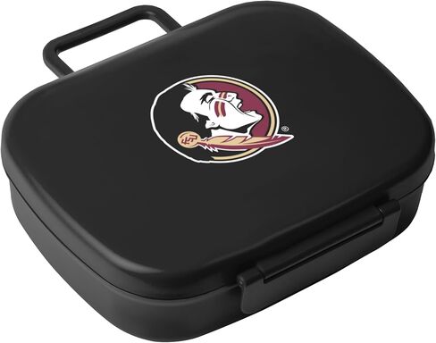 صندوق الغداء FANMATS NCAA Travel Bento - تصميم شعار الفريق | غطاء الإغلاق | قابلة لإعادة الاستخدام | 3 مقصورات in Saudi Arabia