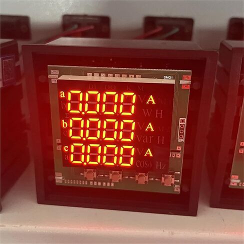 عداد لوحة العرض الرقمي LED ثلاثي الطور مع RS485 قطعة واحدة (120 * 120 مم) in Kuwait