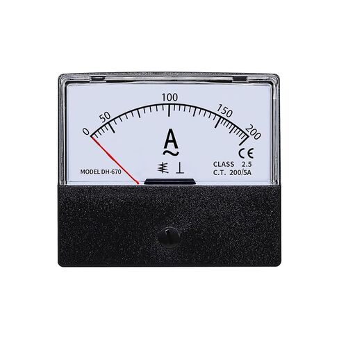 DH670 AC Ammeter 30A/5-600A/5 Equip 30mm/40mm Hole Copper Wire Through Type Low-Voltage Current Transformer 1Pcs(D) in Saudi Arabia