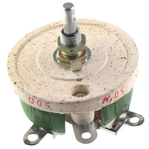 BC1-50 High Power Wire Wound Rheostat, Rotary Variable Resistor, Disc Shape, Ceramic Composition, Through Hole, 50W (1K) in Saudi Arabia