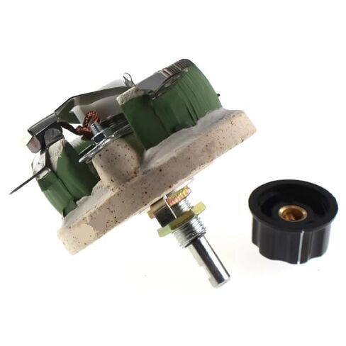 BC1-100W Adjustable Ceramic Potentiometer Rheostat, 100W High Power Taper Resistor with Control Knob, Washing Machine Parts in Kuwait