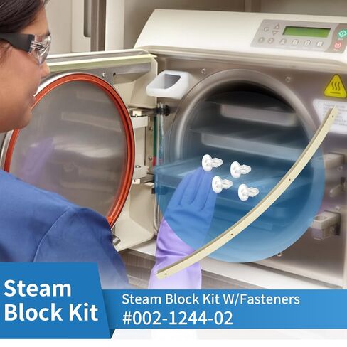 مجموعة كتلة البخار لسلسلة Midmark Ritter M11 M11D حشية الباب استبدال كتلة البخار و4 مقاطع المفاجئة #002-1244-02 MIK237 W/السحابات in Kuwait