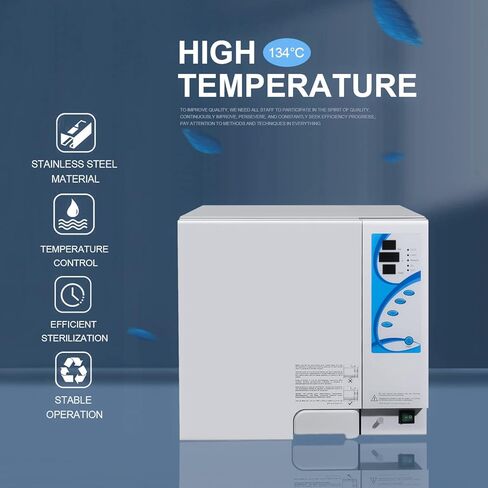 EustomA 23L Benchtop Type Autoclave Class N High Pressure Steam Machine with Drying Plus Function Digital Screen E0523 in Saudi Arabia