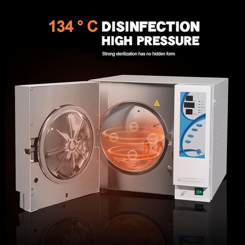 EustomA 23L Benchtop Type Autoclave Class N High Pressure Steam Machine with Drying Plus Function Digital Screen E0523 in Saudi Arabia
