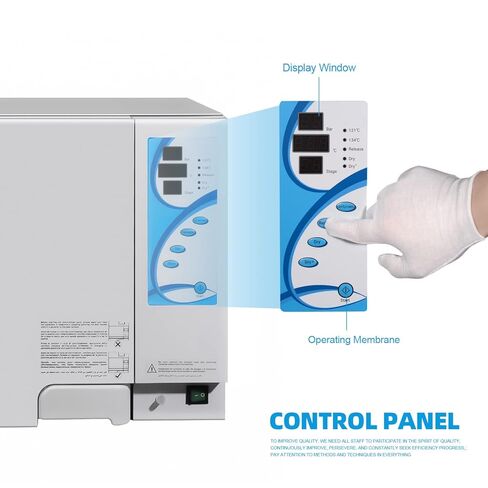EustomA 23L Benchtop Type Autoclave Class N High Pressure Steam Machine with Drying Plus Function Digital Screen E0523 in Saudi Arabia