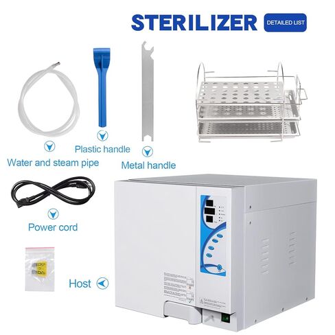EustomA 23L Benchtop Type Autoclave Class N High Pressure Steam Machine with Drying Plus Function Digital Screen E0523 in Saudi Arabia