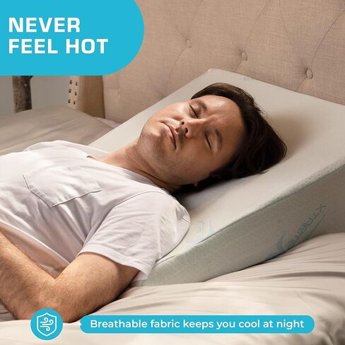 Xtreme وسادة وسادة وسادة الإسفين - 7 بوصة وسادة إسفين سرير للنوم (1pk) in Kuwait