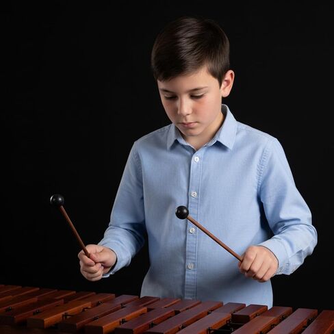 4Pcs Xylophone Mallets, Glockenspiel Mallet, 5.7in Wooden Rubber Percussion Mallets, Drumsticks, Percussion Sticks, Tongue Drum Mallet in Saudi Arabia