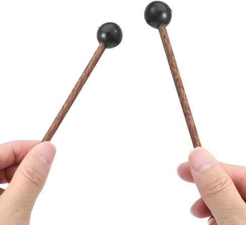 4Pcs Xylophone Mallets, Glockenspiel Mallet, 5.7in Wooden Rubber Percussion Mallets, Drumsticks, Percussion Sticks, Tongue Drum Mallet in Saudi Arabia