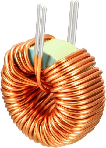 Vertical Toroid Magnetic Inductor Monolayer Wire Wind Wound 50uH 20A Inductance Coil in Saudi Arabia