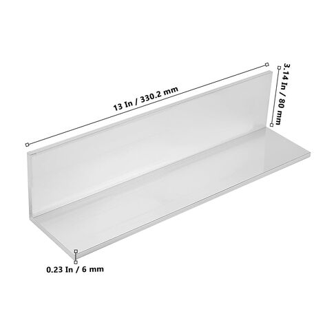 2 Pack Aluminum Angle Stock 6061, 3.1 x 3.1 x 0.24 Inch Aluminum Angle for DIY Projects, Construction, Repair and Structural Solutions in Saudi Arabia