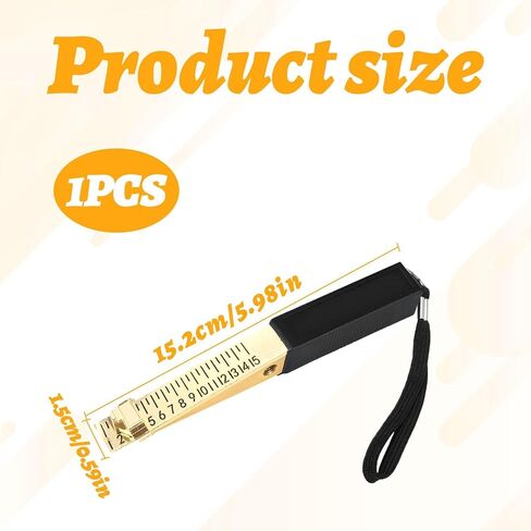 Fire Door Gap Gauge,Fire Door Gap Gauge Checker Tool,Metal Door Gap Measuring Tool,Door Undercut Measure with 0.5mm Precision for Measure Fire Door Clearance,House Inspection,Thickness Measurement in Kuwait