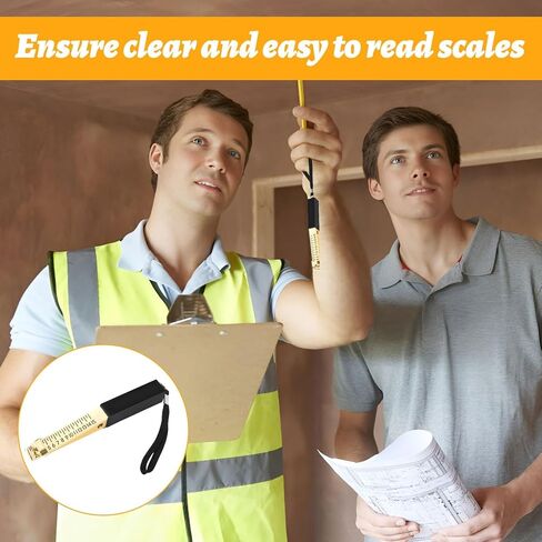 Fire Door Gap Gauge,Fire Door Gap Gauge Checker Tool,Metal Door Gap Measuring Tool,Door Undercut Measure with 0.5mm Precision for Measure Fire Door Clearance,House Inspection,Thickness Measurement in Kuwait