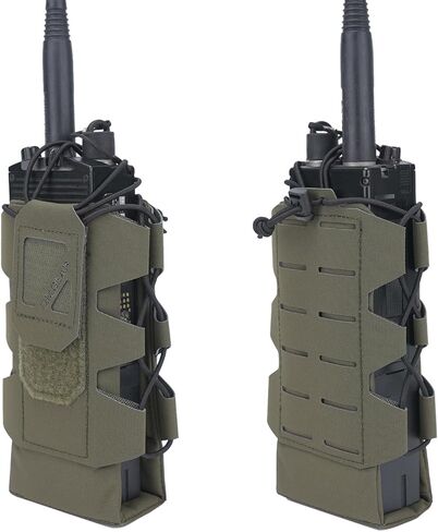 حقيبة DMGEAR Tactical Molle Radio ، حقيبة عمل Walkie Talkies Holder ، حقيبة تخزين قابلة للتعديل in Kuwait