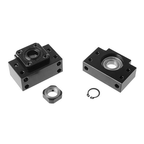 ANWOK 2pcs Ballscrew End Supports 1pcs BK12 Fixed Side + 1pcs BF12 for CNC Router Parts RM / SFU1605 Ballscrew 1605 Ball Screw Bearing Block Bracket in Saudi Arabia