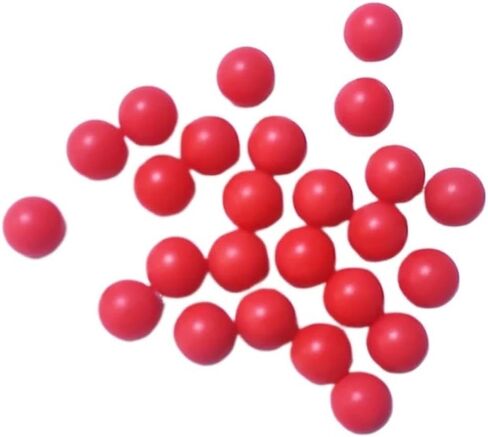 كرات بلاستيكية مجوفة ناعمة من مادة البولي بروبيلين الحمراء بقطر كرة طافية دقيقة قطر 5/6/7.75/8/10/12/15/20 مم (8 قطع، 15 مم) in Kuwait