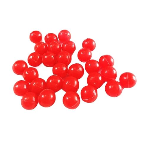 Red Polypropylene PP Hollow Plastic Balls Precision Sphere Floating Ball Diameter 5/6/6.5/8/10/12/15/20/50mm(15mm (200pcs)) in Saudi Arabia
