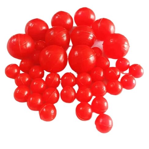 Red Polypropylene PP Hollow Plastic Balls Precision Sphere Floating Ball Diameter 5/6/6.5/8/10/12/15/20/50mm(15mm (200pcs)) in Saudi Arabia