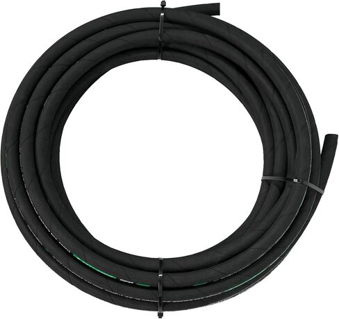 Haichy Hydraulic Hose Coiled 3118 PSI Rubber Hydraulic Hose with 2 High-Tensile Steel Wire Braid, Hydraulic Oil Flexible Hose (3/4 in x 100 ft) in Saudi Arabia