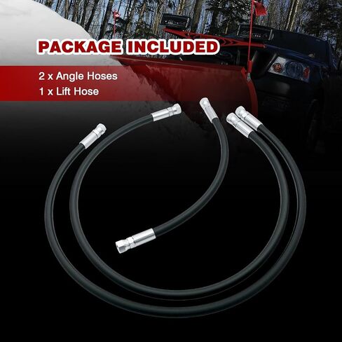 مجموعة خرطوم هيدروليكية لجرافة الثلج شديدة التحمل تناسب فيشر 56591 56592 والغربية 56616 56617 in Kuwait