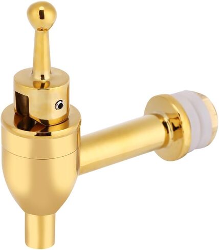 Spigot For Beverage Dispenser,Push Style Faucet For Beverage Dispenser Spigot,Drink Dispenser Replacement Spigot For Wine Beer Barrel Beverage For Home Accessories (Gold 12mm), #-02 in Saudi Arabia